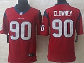 Nike Houston Texans #90 Jadeveon Clowney Red Limited Jerseys,baseball caps,new era cap wholesale,wholesale hats