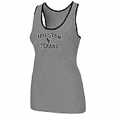 Nike Houston Texans Heart x26 Soul Tri-Blend Racerback stretch Tank Top L.grey,baseball caps,new era cap wholesale,wholesale hats