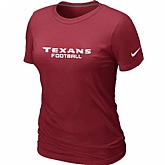 Nike Houston Texans Sideline Legend Authentic Font Women's T-Shirt Red,baseball caps,new era cap wholesale,wholesale hats