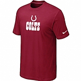 Nike Indianapolis Colts Authentic Logo T-Shirt Red,baseball caps,new era cap wholesale,wholesale hats