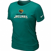 Nike Jacksonville Jaguars Authentic Logo Women's T-Shirt Green,baseball caps,new era cap wholesale,wholesale hats