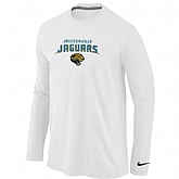 Nike Jacksonville Jaguars Heart & Soul Long Sleeve T-Shirt White,baseball caps,new era cap wholesale,wholesale hats