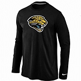 Nike Jacksonville Jaguars Logo Long Sleeve T-Shirt black,baseball caps,new era cap wholesale,wholesale hats