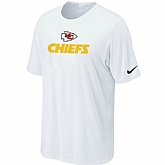 Nike Kansas City Chiefs Authentic Logo T-Shirt White,baseball caps,new era cap wholesale,wholesale hats