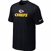 Nike Kansas City Chiefs Authentic Logo T-Shirt black,baseball caps,new era cap wholesale,wholesale hats