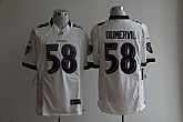 Nike Limited Baltimore Ravens #58 Elvis Dumervil White Jerseys,baseball caps,new era cap wholesale,wholesale hats