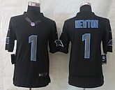 Nike Limited Carolina Panthers #1 Newton Impact Black Jerseys,baseball caps,new era cap wholesale,wholesale hats