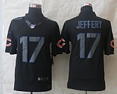 Nike Limited Chicago Bears #17 Jeffery Impact Black Jersey,baseball caps,new era cap wholesale,wholesale hats