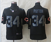 Nike Limited Chicago Bears #34 Payton Impact Black Jerseys,baseball caps,new era cap wholesale,wholesale hats