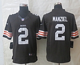 Nike Limited Cleveland Browns #2 Manziel Brown Jerseys,baseball caps,new era cap wholesale,wholesale hats