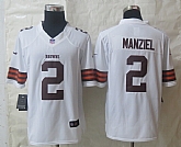 Nike Limited Cleveland Browns #2 Manziel White Jerseys,baseball caps,new era cap wholesale,wholesale hats