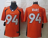 Nike Limited Denver Broncos #94 Ware Orange Jerseys,baseball caps,new era cap wholesale,wholesale hats