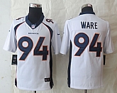 Nike Limited Denver Broncos #94 Ware White Jerseys,baseball caps,new era cap wholesale,wholesale hats
