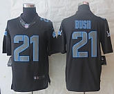 Nike Limited Detroit Lions #21 Bush Impact Black Jerseys,baseball caps,new era cap wholesale,wholesale hats