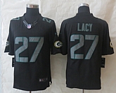 Nike Limited Green Bay Packers #27 Lacy Impact Black Jerseys,baseball caps,new era cap wholesale,wholesale hats