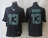 Nike Limited Miami Dolphins #13 Marino Impact Black Jerseys,baseball caps,new era cap wholesale,wholesale hats