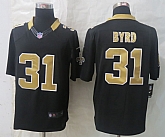 Nike Limited New Orleans Saints #31 Byrd Black Jerseys,baseball caps,new era cap wholesale,wholesale hats