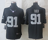 Nike Limited Oakland Raiders #91 Tuck Black Jerseys,baseball caps,new era cap wholesale,wholesale hats