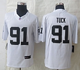 Nike Limited Oakland Raiders #91 Tuck White Jerseys,baseball caps,new era cap wholesale,wholesale hats