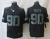 Nike Limited Philadelphia Eagles #90 Smith Impact Black Jerseys,baseball caps,new era cap wholesale,wholesale hats