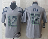 Nike Limited Seattle Seahawks #12 Fan Grey Jerseys,baseball caps,new era cap wholesale,wholesale hats