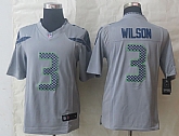 Nike Limited Seattle Seahawks #3 Wilson Grey Jerseys,baseball caps,new era cap wholesale,wholesale hats