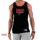 Nike Los Angeles Angels Home Practice men Tank Top Black,baseball caps,new era cap wholesale,wholesale hats