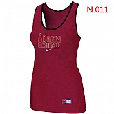 Nike Los Angeles Angels Tri-Blend Racerback stretch Tank Top Red,baseball caps,new era cap wholesale,wholesale hats