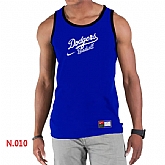 Nike Los Angeles Dodgers Home Practice men Tank Top Blue,baseball caps,new era cap wholesale,wholesale hats