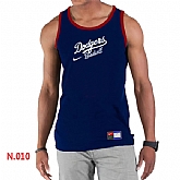 Nike Los Angeles Dodgers Home Practice men Tank Top D.Blue,baseball caps,new era cap wholesale,wholesale hats