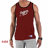 Nike Los Angeles Dodgers Home Practice men Tank Top Red,baseball caps,new era cap wholesale,wholesale hats