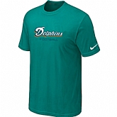 Nike Miami Dolphins Sideline Legend Authentic Font T-Shirt Green,baseball caps,new era cap wholesale,wholesale hats