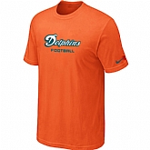 Nike Miami Dolphins Sideline Legend Authentic Font T-Shirt Orange,baseball caps,new era cap wholesale,wholesale hats