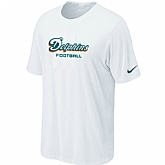 Nike Miami Dolphins Sideline Legend Authentic Font T-Shirt White,baseball caps,new era cap wholesale,wholesale hats