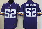 Nike Minnesota Vikings #52 Chad Greenway 2013 Purple Limited Jerseys,baseball caps,new era cap wholesale,wholesale hats