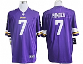 Nike Minnesota Vikings #7 Ponder 2013 Purple Game Jerseys,baseball caps,new era cap wholesale,wholesale hats