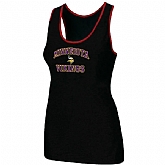 Nike Minnesota Vikings Heart x26 Soul Tri-Blend Racerback stretch Tank Top Black,baseball caps,new era cap wholesale,wholesale hats