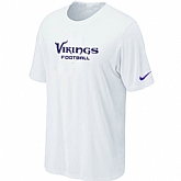 Nike Minnesota Vikings Sideline Legend Authentic Font T-Shirt White,baseball caps,new era cap wholesale,wholesale hats