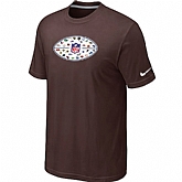 Nike NFL 32 teams logo Collection Locker Room T-Shirt Brown,baseball caps,new era cap wholesale,wholesale hats