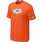 Nike NFL 32 teams logo Collection Locker Room T-Shirt Orange,baseball caps,new era cap wholesale,wholesale hats