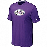 Nike NFL 32 teams logo Collection Locker Room T-Shirt Purple,baseball caps,new era cap wholesale,wholesale hats