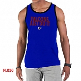 Nike NFL Atlanta Falcons Sideline Legend Authentic Logo men Tank Top Blue 2,baseball caps,new era cap wholesale,wholesale hats