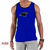 Nike NFL Carolina Panthers Sideline Legend Authentic Logo men Tank Top Blue,baseball caps,new era cap wholesale,wholesale hats
