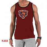Nike NFL Chicago Bears Sideline Legend Authentic Logo men Tank Top Red 2