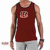 Nike NFL Cincinnati Bengals Sideline Legend Authentic Logo men Tank Top Red,baseball caps,new era cap wholesale,wholesale hats