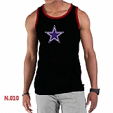 Nike NFL Dallas cowboys Sideline Legend Authentic Logo men Tank Top Black,baseball caps,new era cap wholesale,wholesale hats