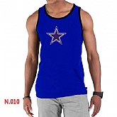 Nike NFL Dallas cowboys Sideline Legend Authentic Logo men Tank Top Blue,baseball caps,new era cap wholesale,wholesale hats