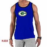 Nike NFL Green Bay Packers Sideline Legend Authentic Logo men Tank Top Blue,baseball caps,new era cap wholesale,wholesale hats