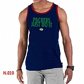 Nike NFL Green Bay Packers Sideline Legend Authentic Logo men Tank Top D.Blue 3,baseball caps,new era cap wholesale,wholesale hats
