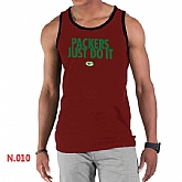 Nike NFL Green Bay Packers Sideline Legend Authentic Logo men Tank Top Red 3,baseball caps,new era cap wholesale,wholesale hats